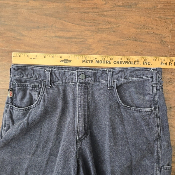 Carhartt FR Pants Mens 36x32 Blue Flame Resistant Workwear Casual Cat 2 - Picture 7 of 7